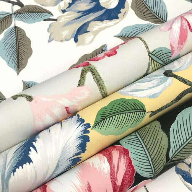 morning-garden-black-wallpaper-york-wallcoverings-gr5901 - York Wallcoverings Wallpaper