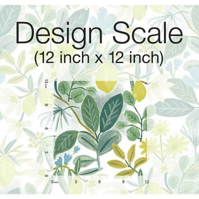 Amalfi Blue & Green Peel & Stick Wallpaper - York Wallcoverings - PSW1318RL - York Wallcoverings Wallpaper