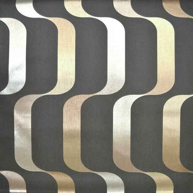 Ribbon Black Wallpaper - York Wallcoverings - Y6221003 - York Wallcoverings Wallpaper
