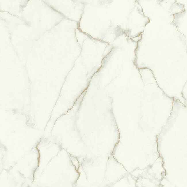 Gilded Marble Grey & Gold Wallpaper - York Wallcoverings - MM1757