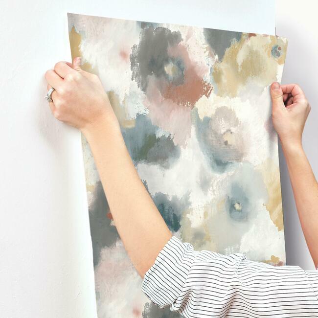 impressionist-floral-wallpaper-copper-blue-york-wallcoverings-uc3822