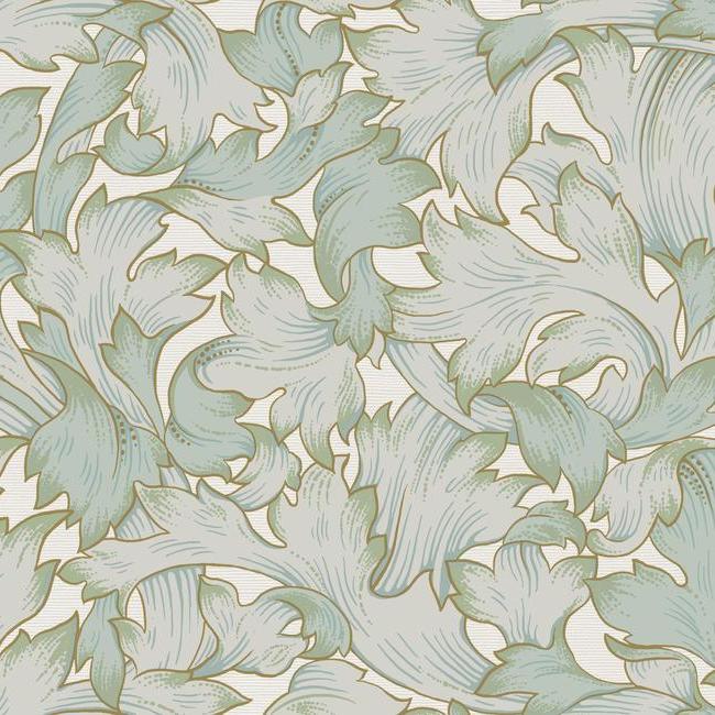 acanthus-toss-wallpaper-beige-seafoam-york-wallcoverings-nv5511