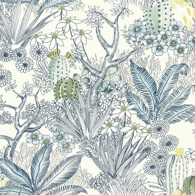 flowering-desert-wallpaper-blue-york-wallcoverings-on1612