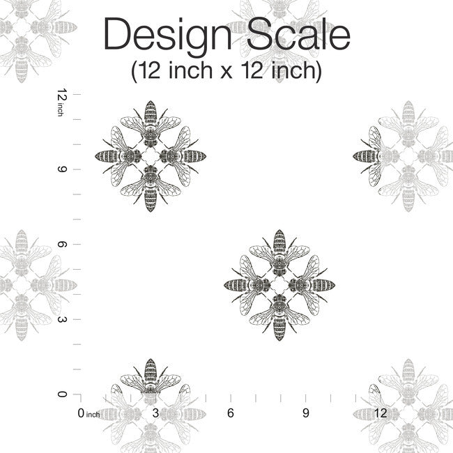 honey-bee-wallpaper-black-white-york-wallcoverings-on1643