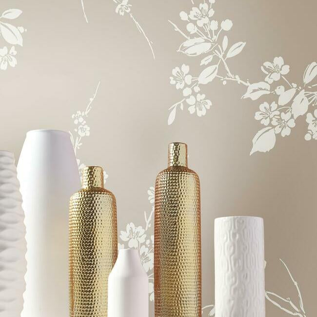 imperial-blossoms-branch-wallpaper-taupe-york-wallcoverings-ss2591