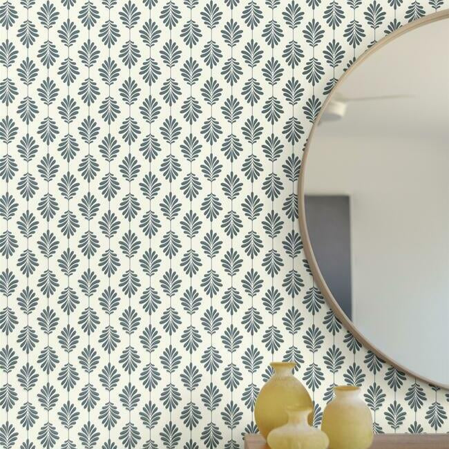leaflet-wallpaper-navy-york-wallcoverings-ss2554