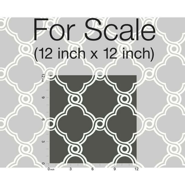 open-trellis-wallpaper-charcoalwhite-york-wallcoverings-ap7490 - York Wallcoverings Wallpaper