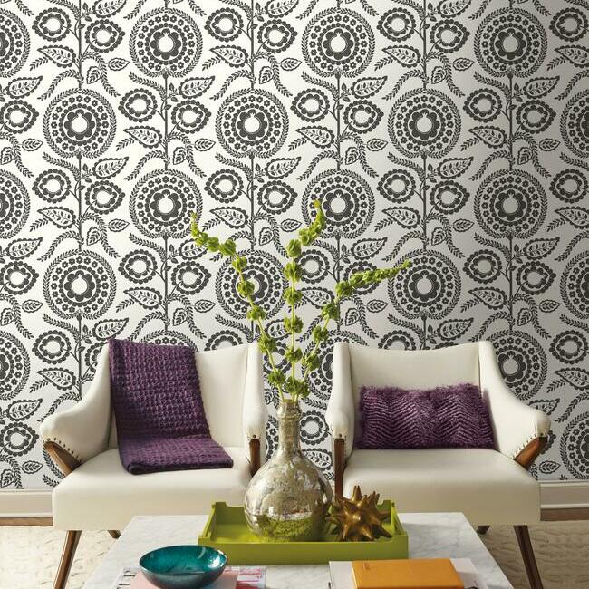 pomegranate-bloom-wallpaper-black-white-york-wallcoverings-ss2583