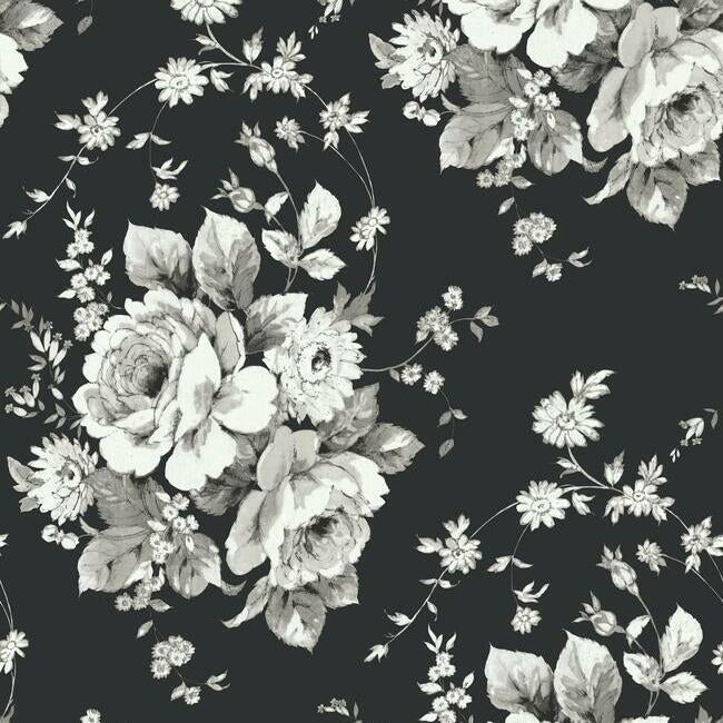 heritage-rose-wallpaper-black-grey-york-wallcoverings-fh4088