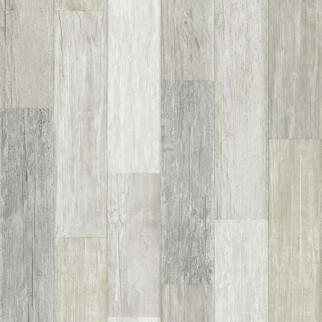 bleached-pallet-board-white-wallpaper-york-wallcoverings-fh4003 - York Wallcoverings Wallpaper