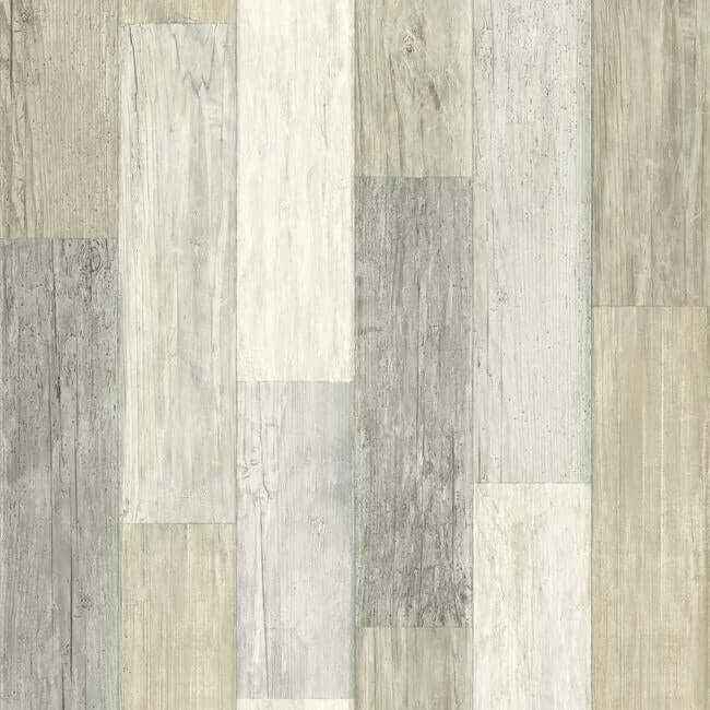 Pallet Board Grey Wallpaper - York Wallcoverings - LG1400 - York Wallcoverings Wallpaper
