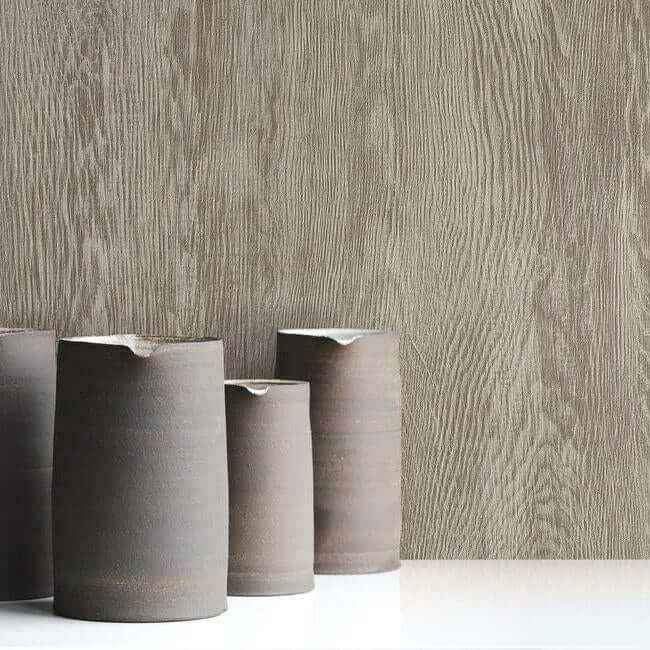 Quarter Sawn Wood Brown Wallpaper - York Wallcoverings - FH4054 - York Wallcoverings Wallpaper