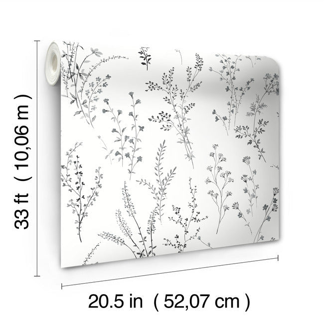 wildflower-sprigs-wallpaper-black-white-york-wallcoverings-fh4026