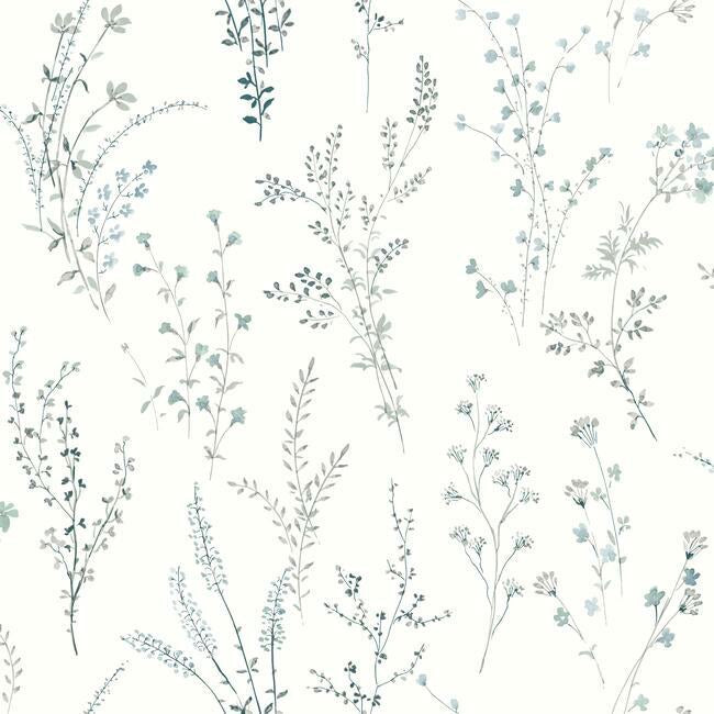 wildflower-sprigs-wallpaper-blue-green-york-wallcoverings-fh4027