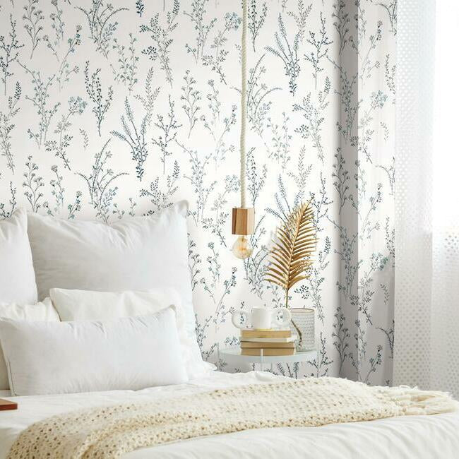 wildflower-sprigs-wallpaper-blue-green-york-wallcoverings-fh4027