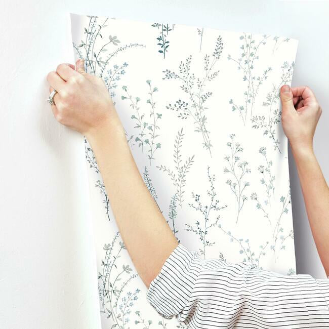 wildflower-sprigs-wallpaper-blue-green-york-wallcoverings-fh4027