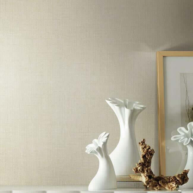 gesso-weave-wallpaper-ivory-york-wallcoverings-5980 - York Wallcoverings Wallpaper