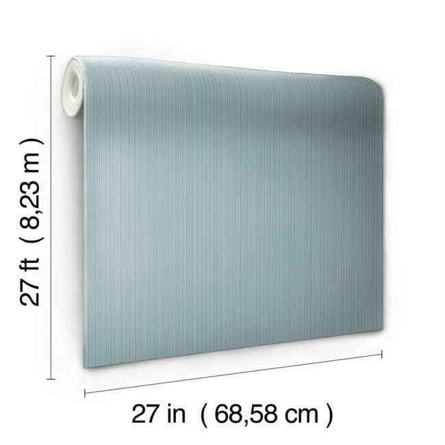 Blue Cascade Stria Wallpaper - York Wallcoverings - SR1560 - York Wallcoverings Wallpaper