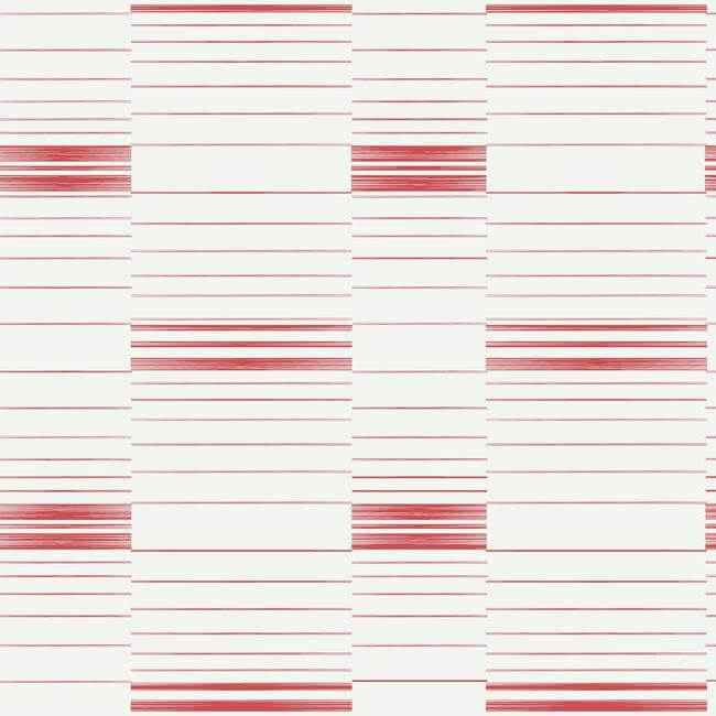 Red & White Dashing Stripe Wallpaper - York Wallcoverings - SR1577 - York Wallcoverings Wallpaper