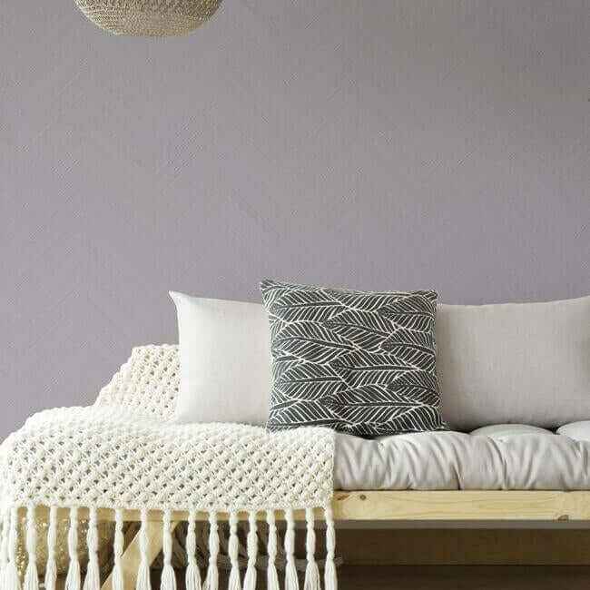 Lavender Grey Swept Chevron Wallpaper - York Wallcoverings - SR1601 - York Wallcoverings Wallpaper