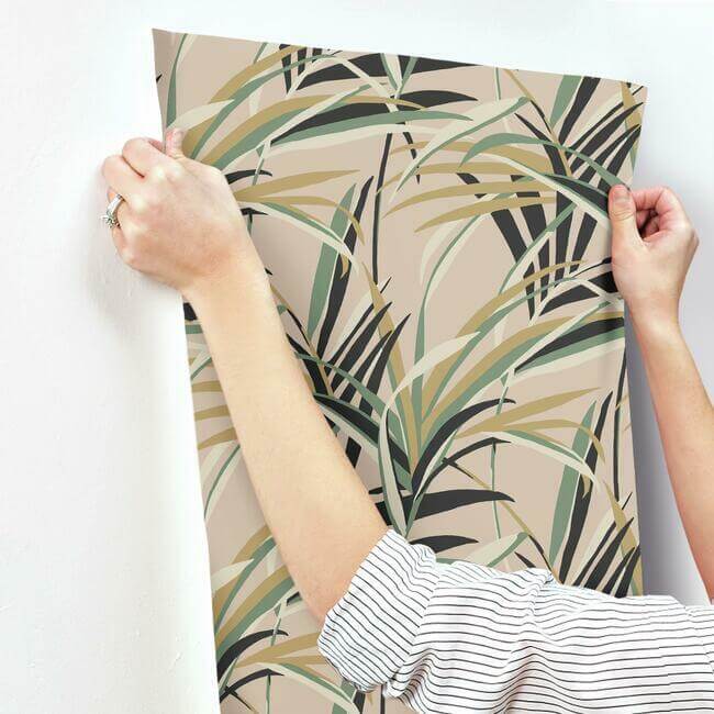 tropical-paradise-wallpaper-blush-york-wallcoverings-tc2608 - York Wallcoverings Wallpaper