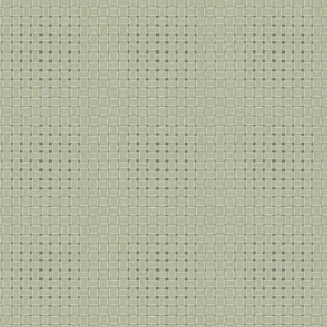 paradise-island-weave-green-wallpaper-york-wallcoverings-tc2613 - York Wallcoverings Wallpaper