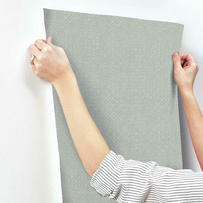 paradise-island-weave-grey-wallpaper-york-wallcoverings-tc2615 - York Wallcoverings Wallpaper