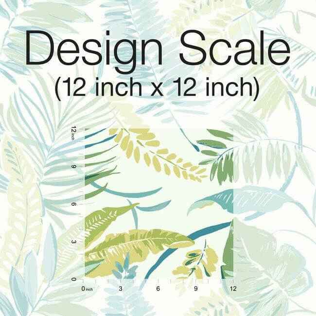 Tropical Toss Aqua & Yellow Wallpaper - York Wallcoverings - TC2626 - York Wallcoverings Wallpaper
