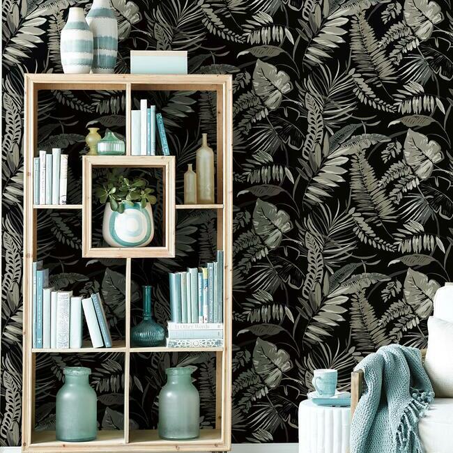 tropical-toss-wallpaper-black-york-wallcoverings-tc2625