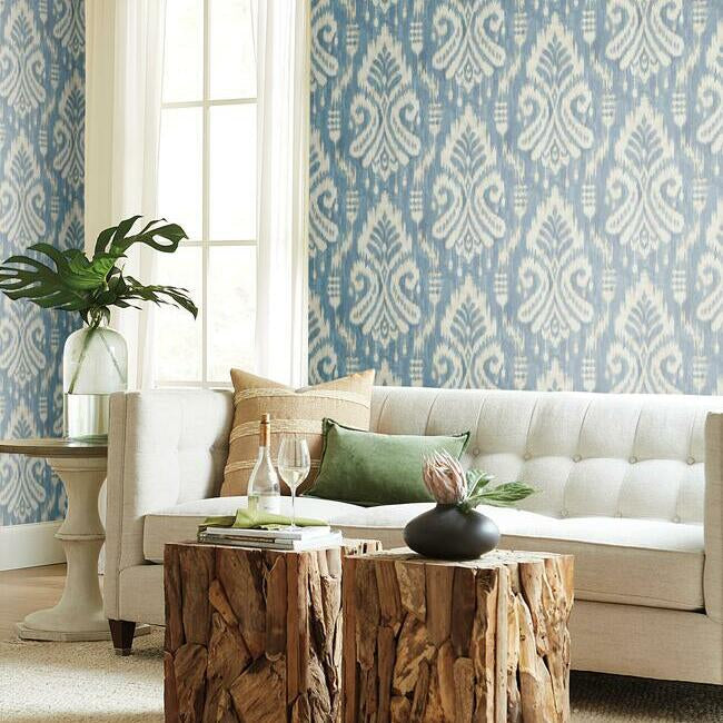 hawthorne-ikat-wallpaper-blue-york-wallcoverings-tc2644