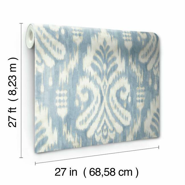 hawthorne-ikat-wallpaper-blue-york-wallcoverings-tc2644