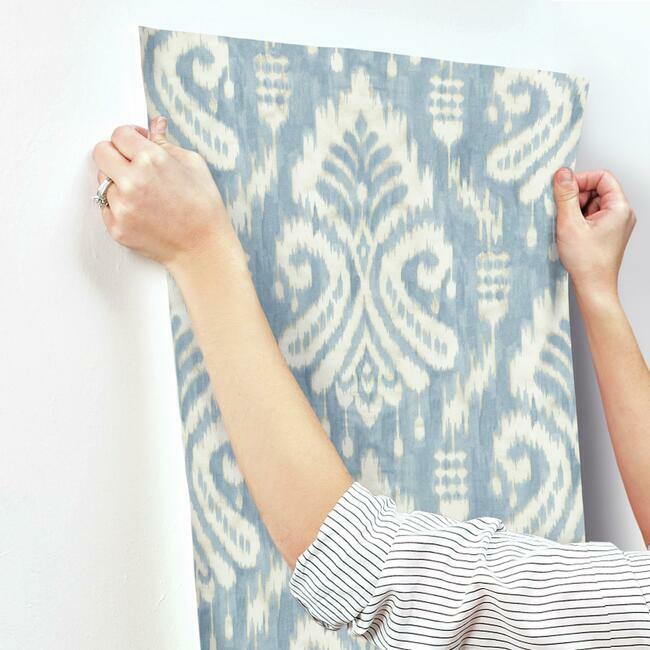 hawthorne-ikat-wallpaper-blue-york-wallcoverings-tc2644