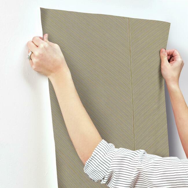 palm-chevron-wallpaper-dark-taupe-gold-york-wallcoverings-tc2699