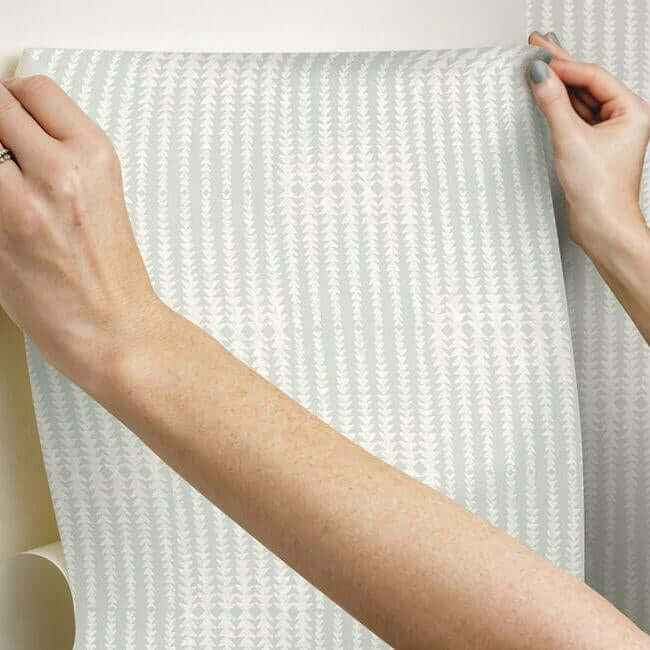 Magnolia Home Vantage Point Grey Peel & Stick Wallpaper - York Wallcoverings - PSW1014RL - York Wallcoverings Wallpaper