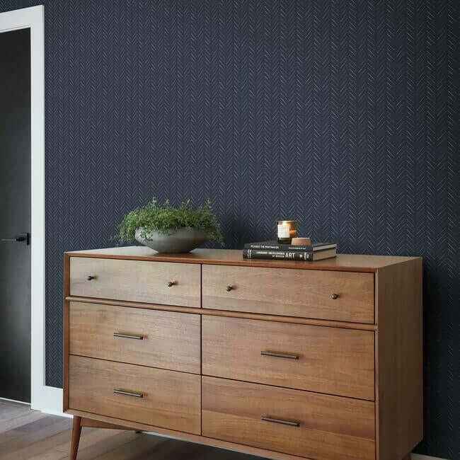 Magnolia Home Pick-Up Sticks Blue Peel & Stick Wallpaper - York Wallcoverings - PSW1022RL - York Wallcoverings Wallpaper