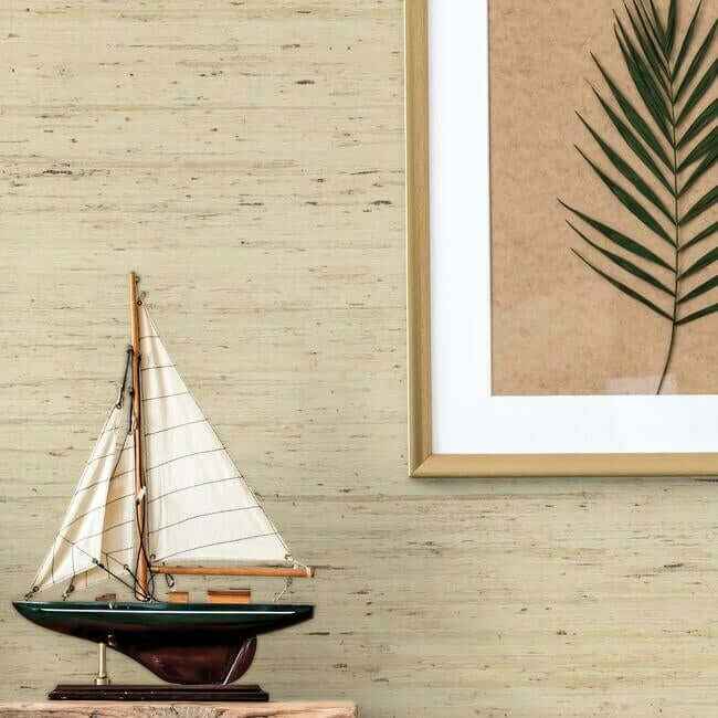 Arrowroot Off White Wallpaper - York Wallcoverings - CP9345 - York Wallcoverings Wallpaper