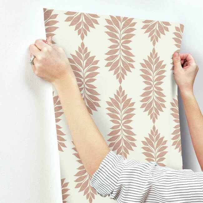 Broadsands Botanica Coral Wallpaper - York Wallcoverings - CV4426 - York Wallcoverings Wallpaper