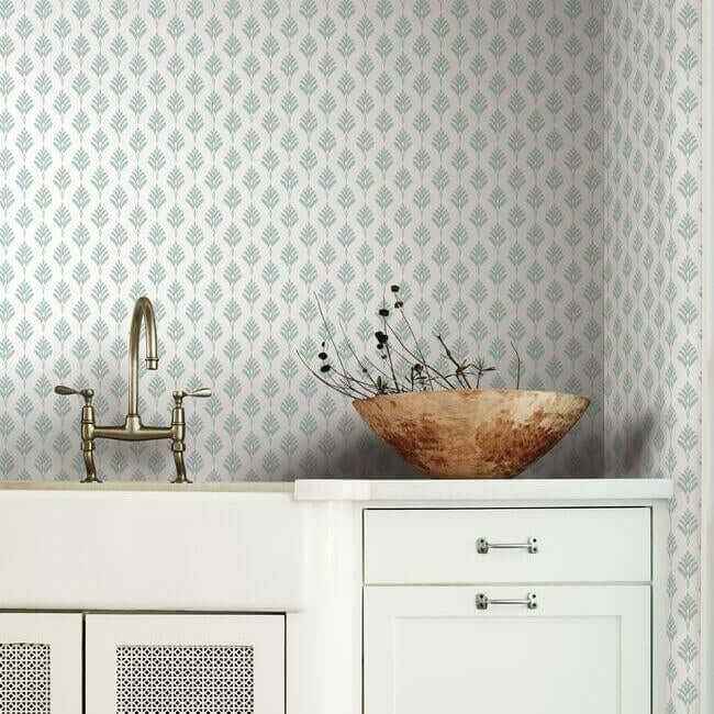 French Scallop Light Grey Wallpaper - York Wallcoverings - CV4460 - York Wallcoverings Wallpaper