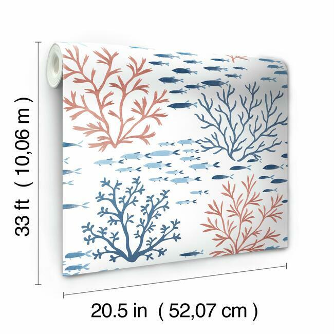 marine-garden-wallpaper-coral-navy-york-wallcoverings-cv4405