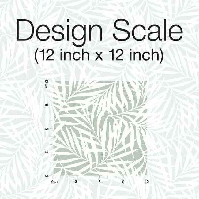 Oahu Fronds Light Green & White Wallpaper - York Wallcoverings - CV4434 - York Wallcoverings Wallpaper