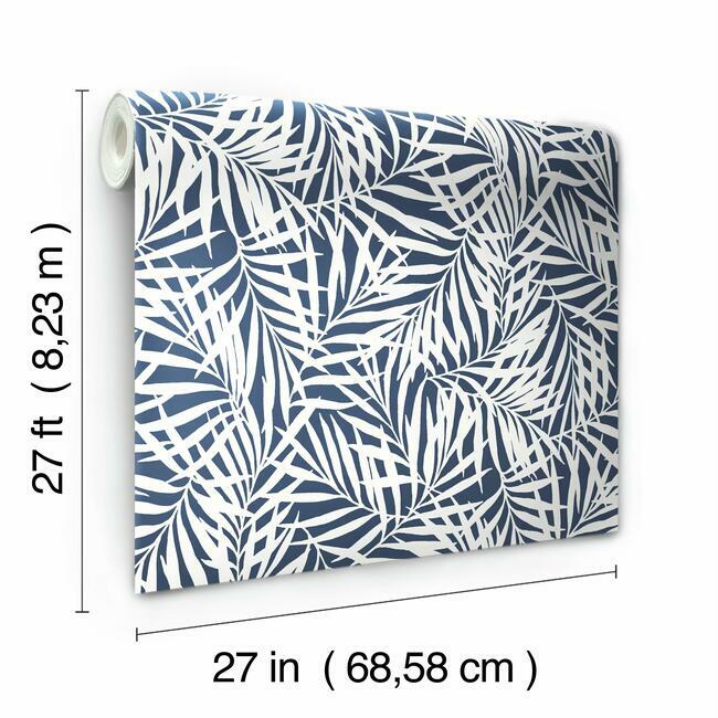 oahu-fronds-wallpaper-navy-white-york-wallcoverings-cv4432