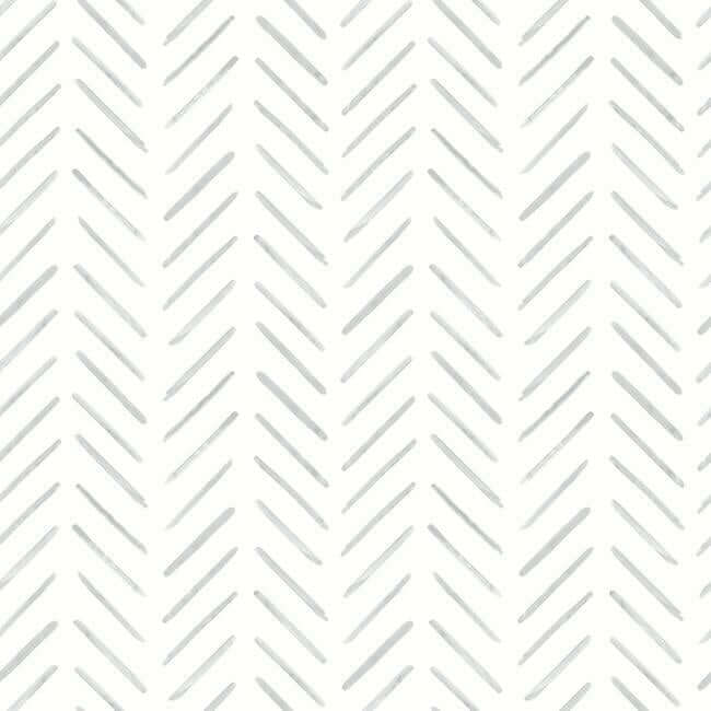 painted-herringbone-grey-wallpaper-york-wallcoverings-cv4453 - York Wallcoverings Wallpaper