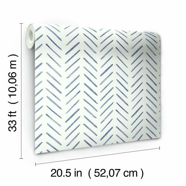 painted-herringbone-wallpaper-navy-york-wallcoverings-cv4455