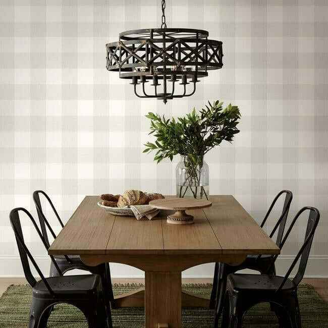 Magnolia Home Common Thread Green Peel & Stick Wallpaper - York Wallcoverings - PSW1155RL - York Wallcoverings Wallpaper