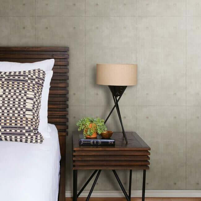 magnolia-home-concrete-grey-peel-stick-wallpaper-york-wallcoverings-psw1173rl - York Wallcoverings Wallpaper