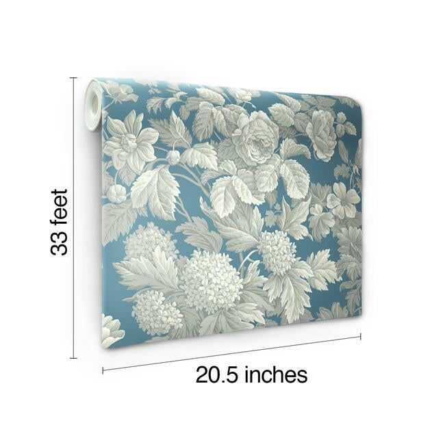 antique-floral-sure-strip-wallpaper-blue-york-wallcoverings-kc1845