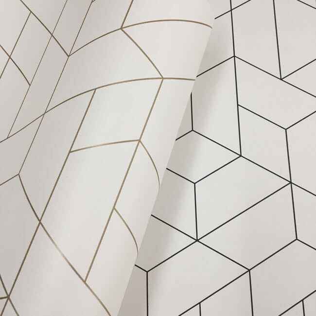 Point of View Gold Wallpaper - York Wallcoverings - SW7456 - York Wallcoverings Wallpaper