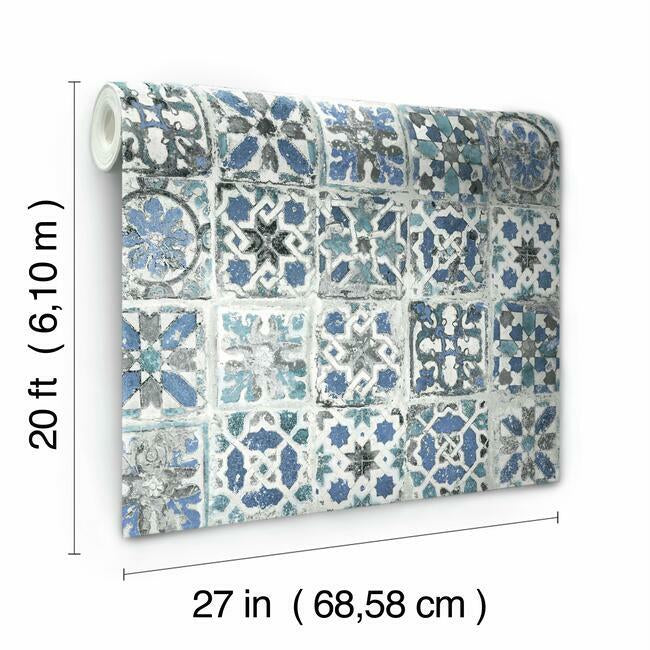 encaustic-tile-premium-premium-peel-stick-wallpaper-lapis-york-wallcoverings-psw1302rl