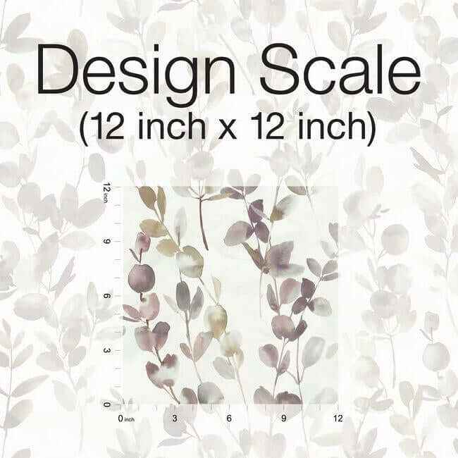 Joyful Eucalpytus Purple Wallpaper - York Wallcoverings - OS4312 - York Wallcoverings Wallpaper