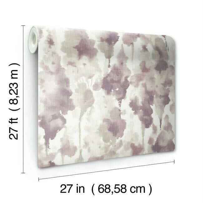 Mirage Purple Wallpaper - York Wallcoverings - OS4293 - York Wallcoverings Wallpaper
